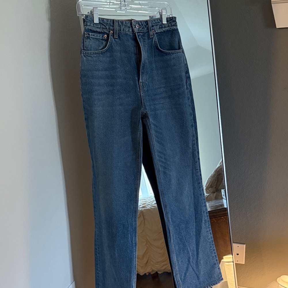 GRLFRND Classic Blue Denim Jeans